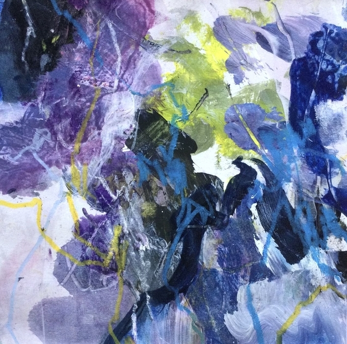 Delphinium Abstract